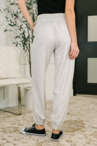 Every Second, Every Hour Jogger Bottoms in Heather Grey - Charming Charlie