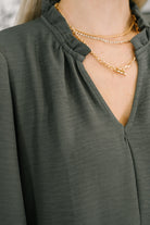 Every Single Touch V-Neck Tiered Dress - Charming Charlie