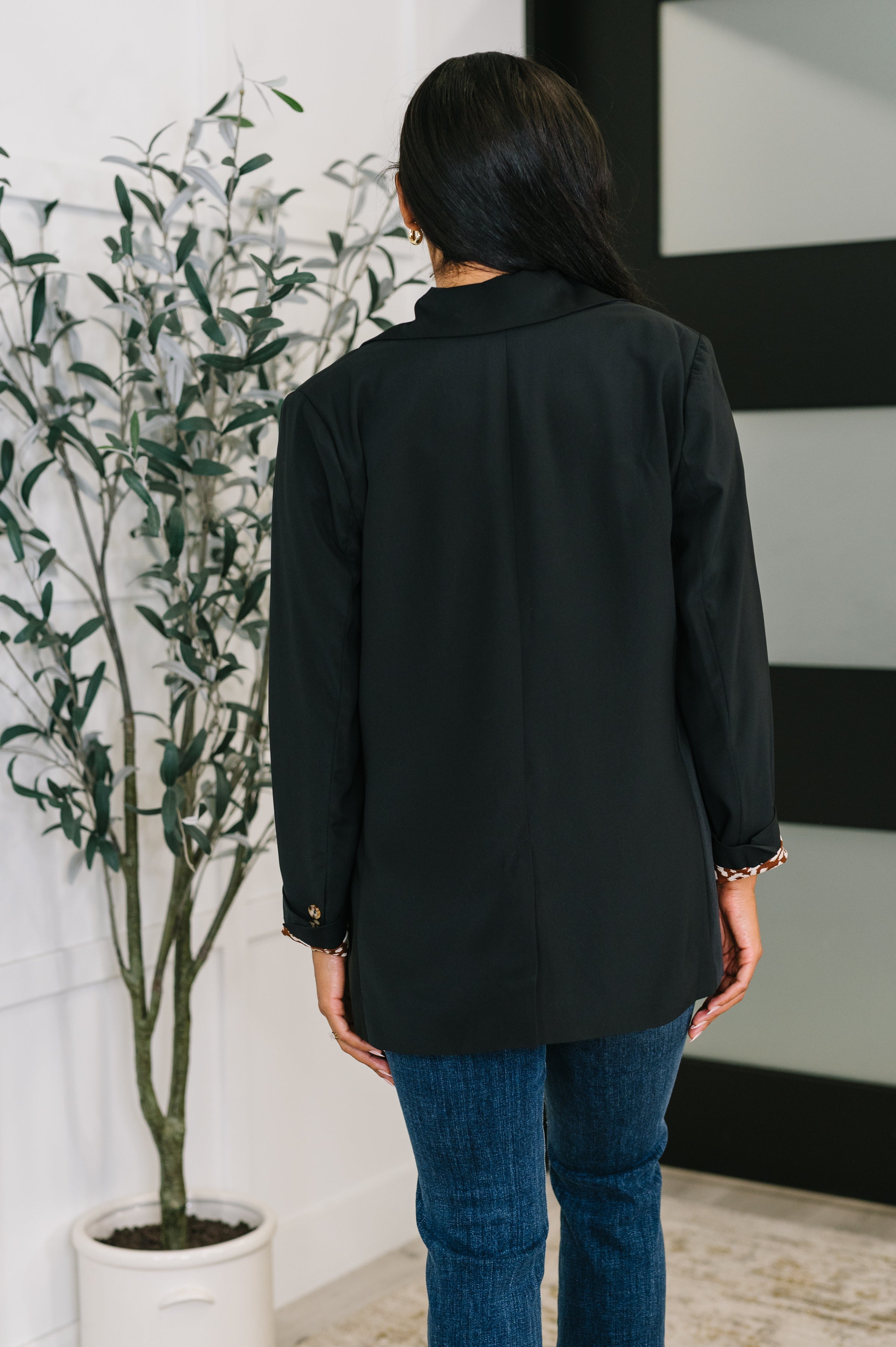 Every Day Blazer in Black - Charming Charlie