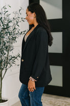 Every Day Blazer in Black - Charming Charlie