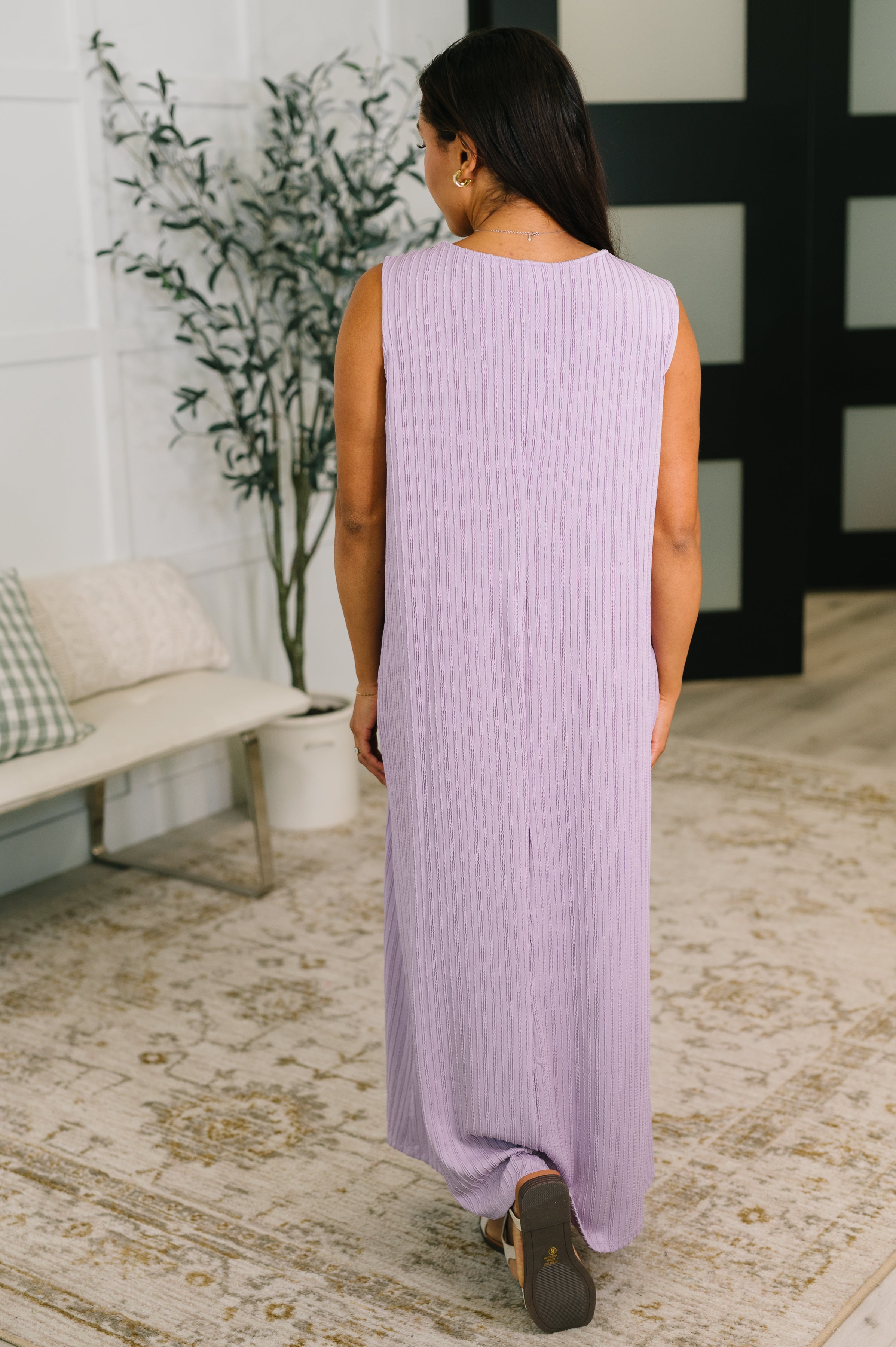 Everything She Wants Sleeveless Maxi Dress in Lavender - Charming Charlie