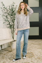Everything You Need Patchwork Crew Neck Pullover - Charming Charlie