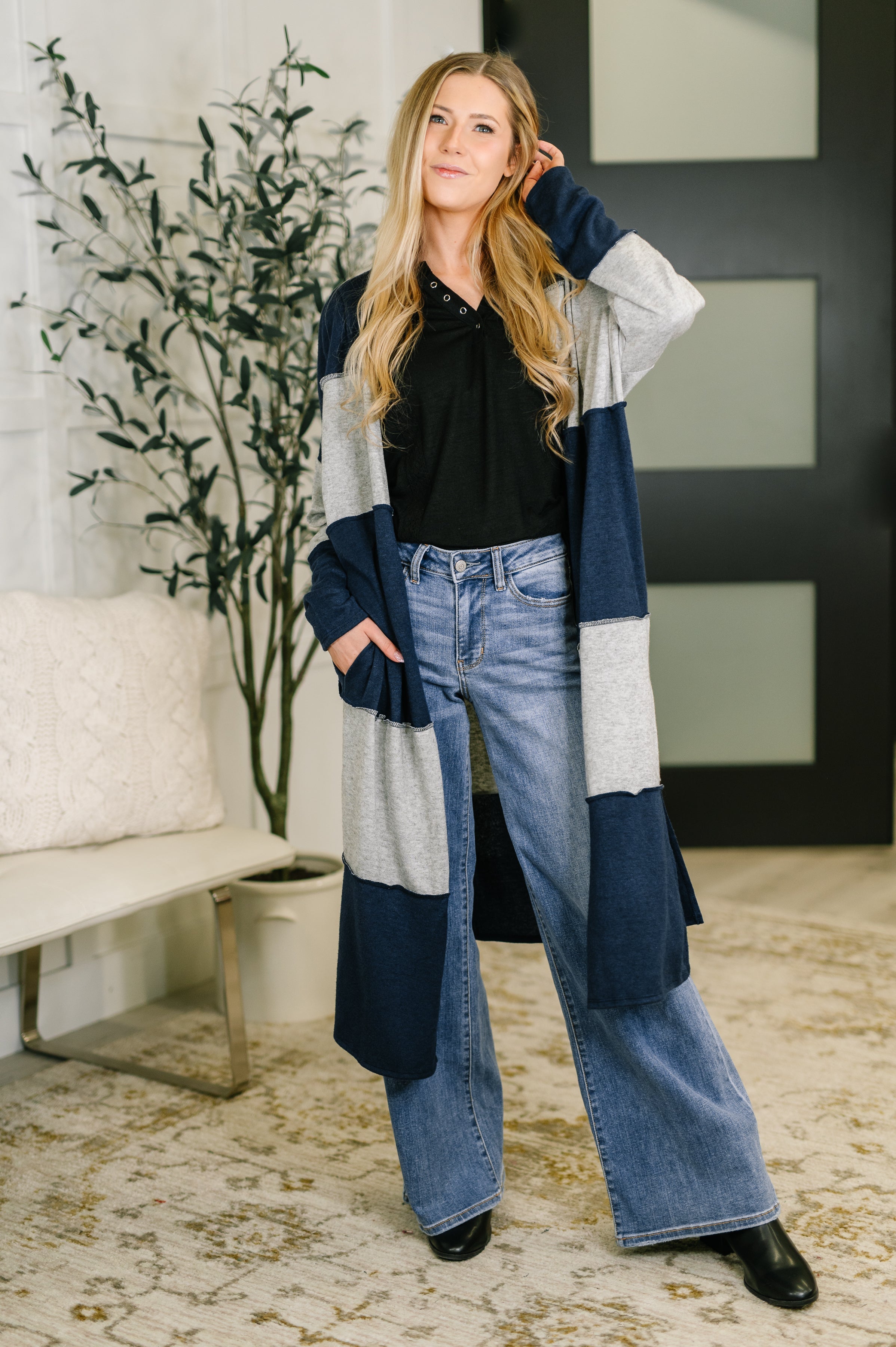 Everything You've Ever Dreamed Open Front Longline Cardigan - Charming Charlie