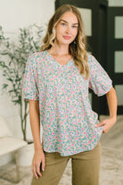 Everything in My Power Floral Puff Sleeve Blouse - Charming Charlie