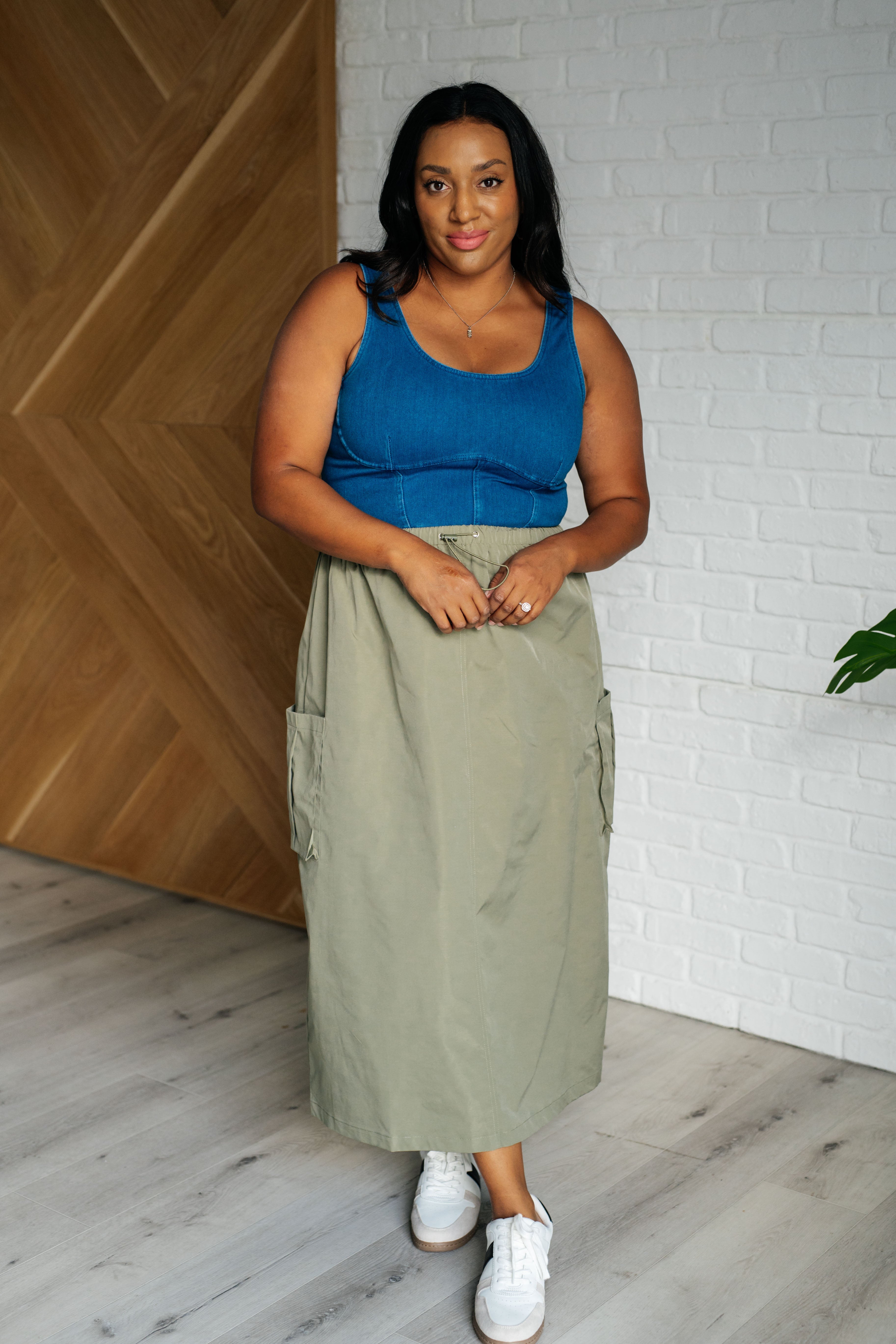 Explain It Away Cargo Skirt - Charming Charlie