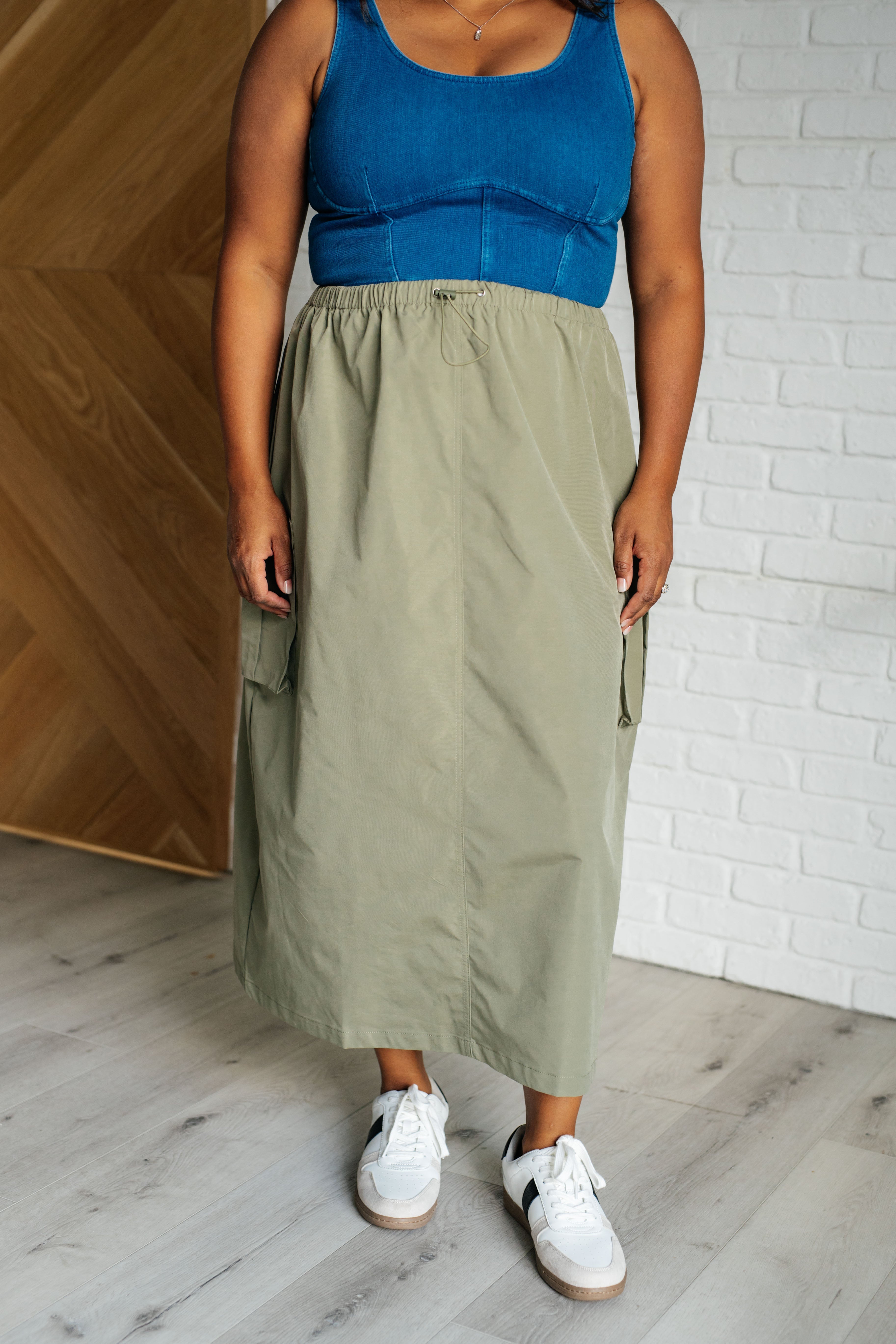 Explain It Away Cargo Skirt - Charming Charlie