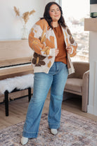 Lotta Love Knitted Sweater Top in Rust - Charming Charlie