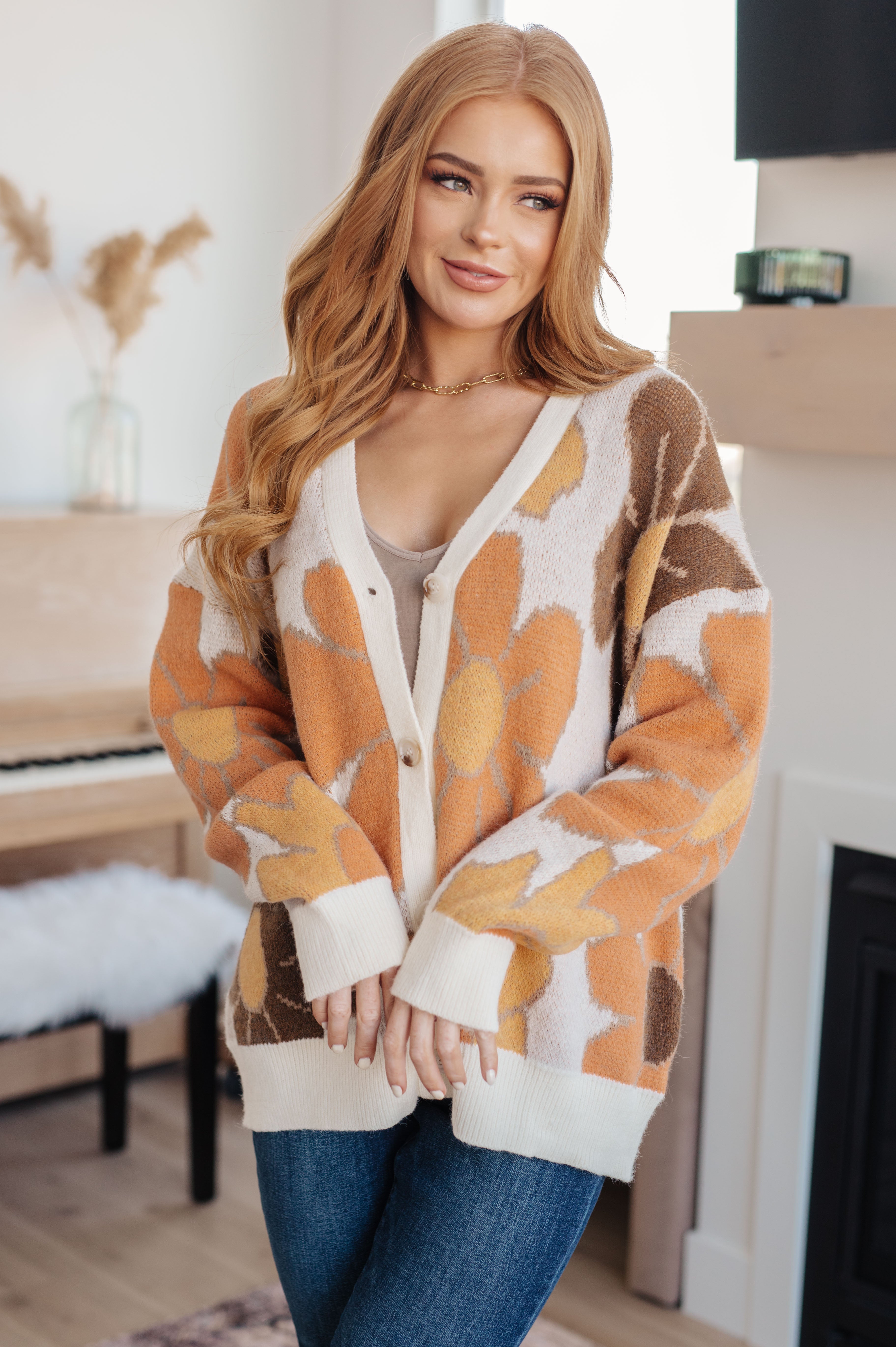 Exquisitely Mod Floral Cardigan - Charming Charlie