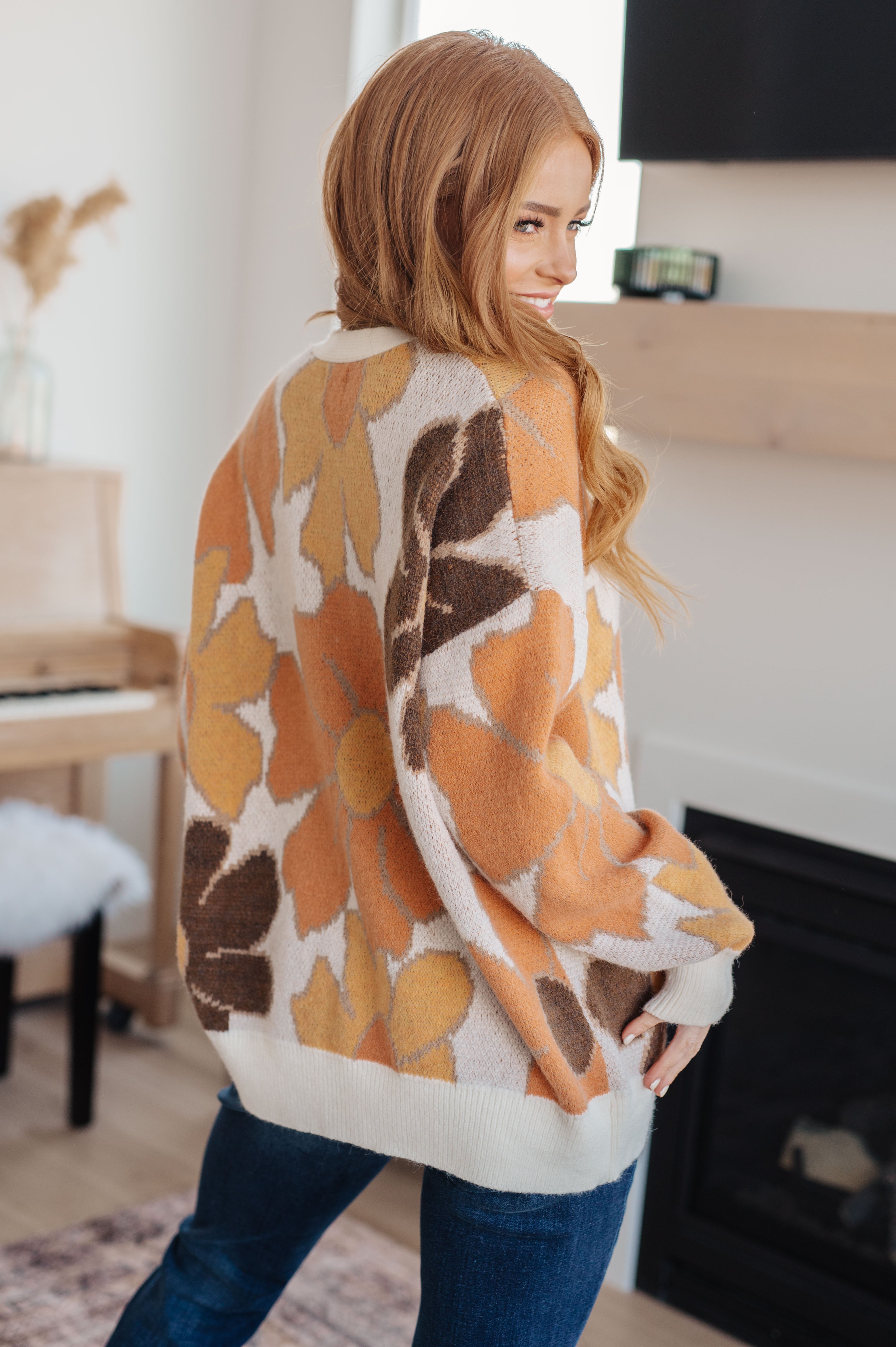 Exquisitely Mod Floral Cardigan - Charming Charlie