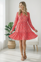 Cherry Blossom Twirl Floral Dress - Charming Charlie