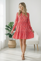 Cherry Blossom Twirl Floral Dress - Charming Charlie