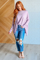 Face It Together Step Hem Pullover - Charming Charlie
