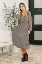 Fairytale Plot Plaid Midi Dress - Charming Charlie