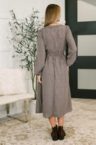 Fairytale Plot Plaid Midi Dress - Charming Charlie