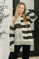 Fall Into Us Color Block Knit Pullover - Charming Charlie