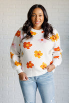Falling Flowers Floral Sweater - Charming Charlie
