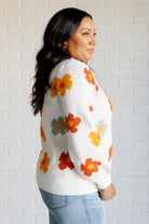 Falling Flowers Floral Sweater - Charming Charlie