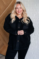 Fantastic in Fleece Jacket in Black - Charming Charlie
