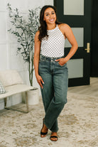 Fast Lane Racerback Checkered Tank - Charming Charlie