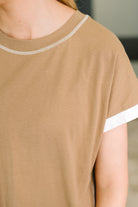 Feel Alright  Two Tone Contrast in Mocha - Charming Charlie