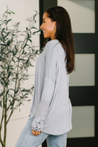 Feel That Something Contrast Sleeve Top - Charming Charlie