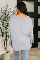 Feel That Something Contrast Sleeve Top - Charming Charlie