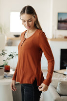 Feeling Better Scoop Neck Top - Charming Charlie
