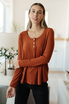 Feeling Better Scoop Neck Top - Charming Charlie