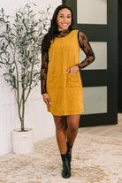 Feeling That Way Corduroy Dress - Charming Charlie