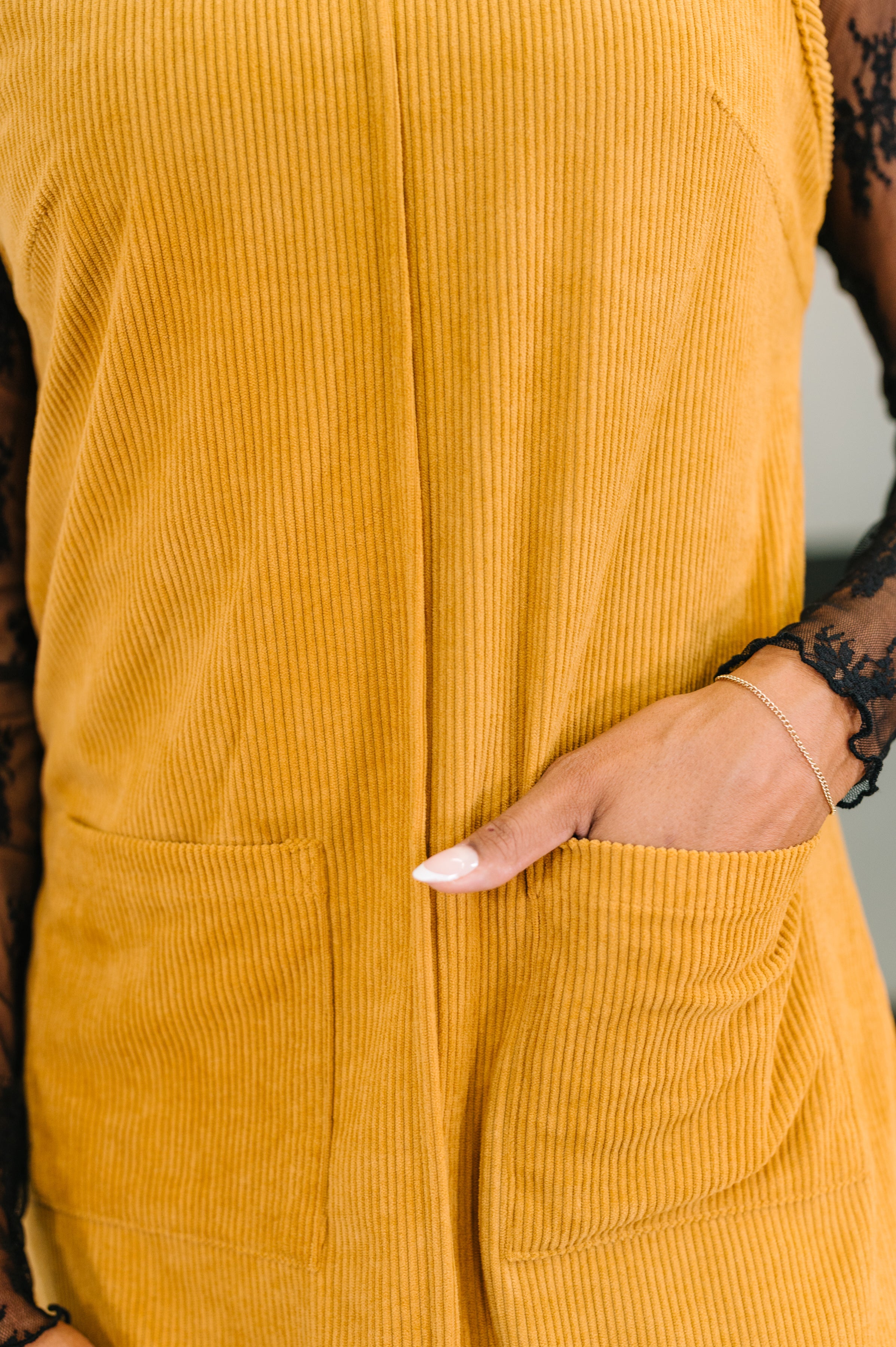 Feeling That Way Corduroy Dress - Charming Charlie