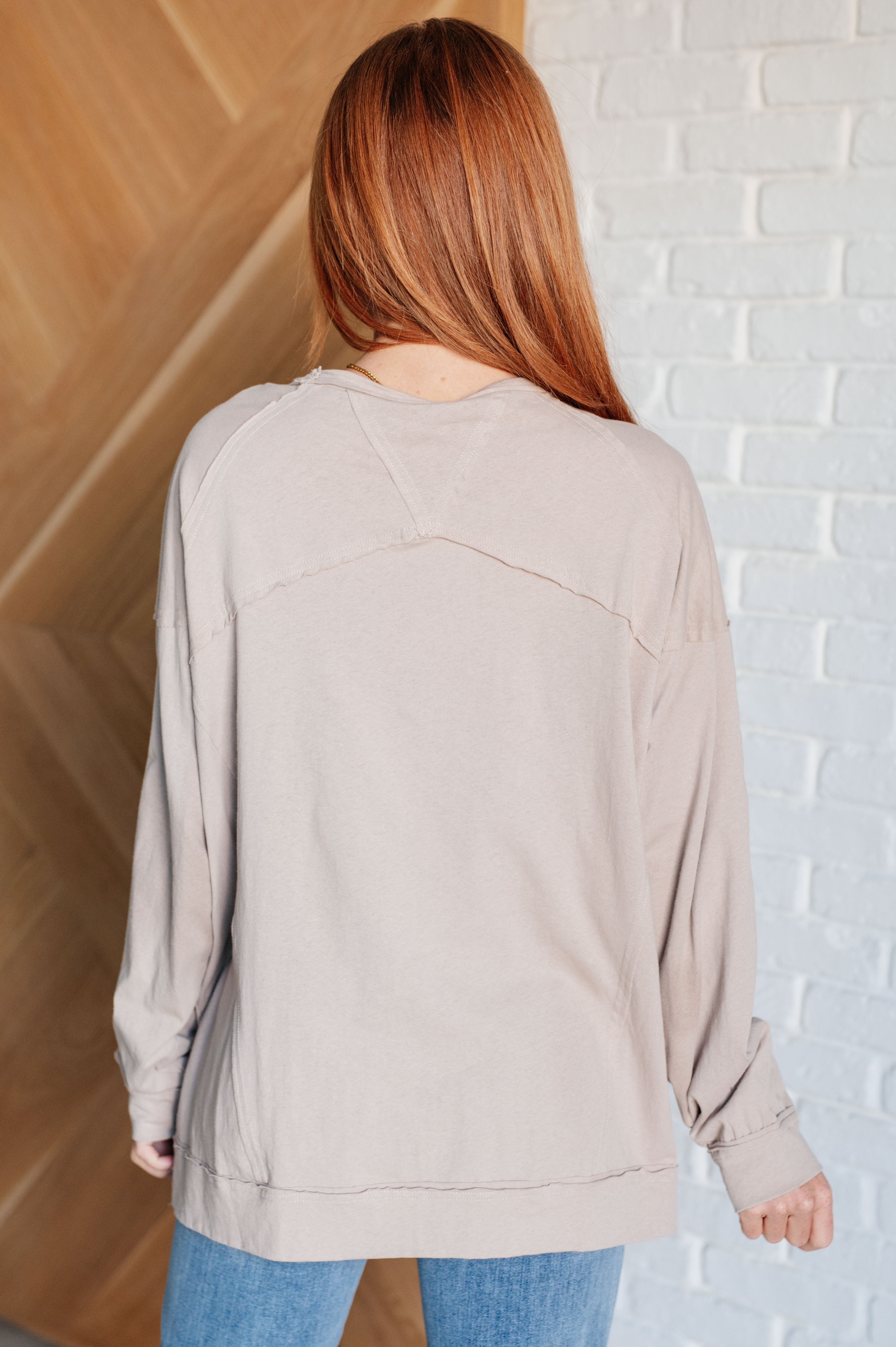 Feels Right Long Sleeve Top - Charming Charlie