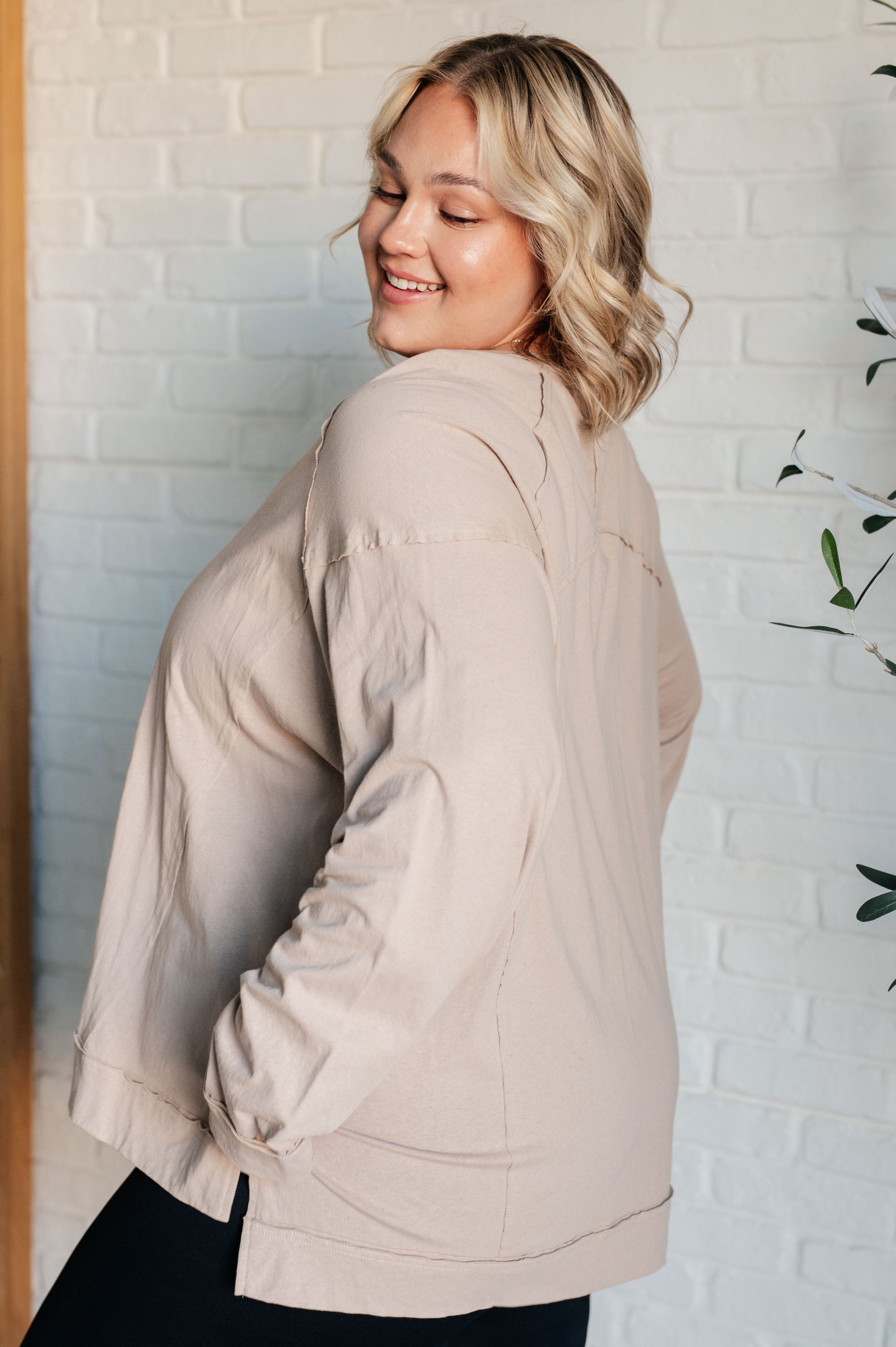 Feels Right Long Sleeve Top - Charming Charlie