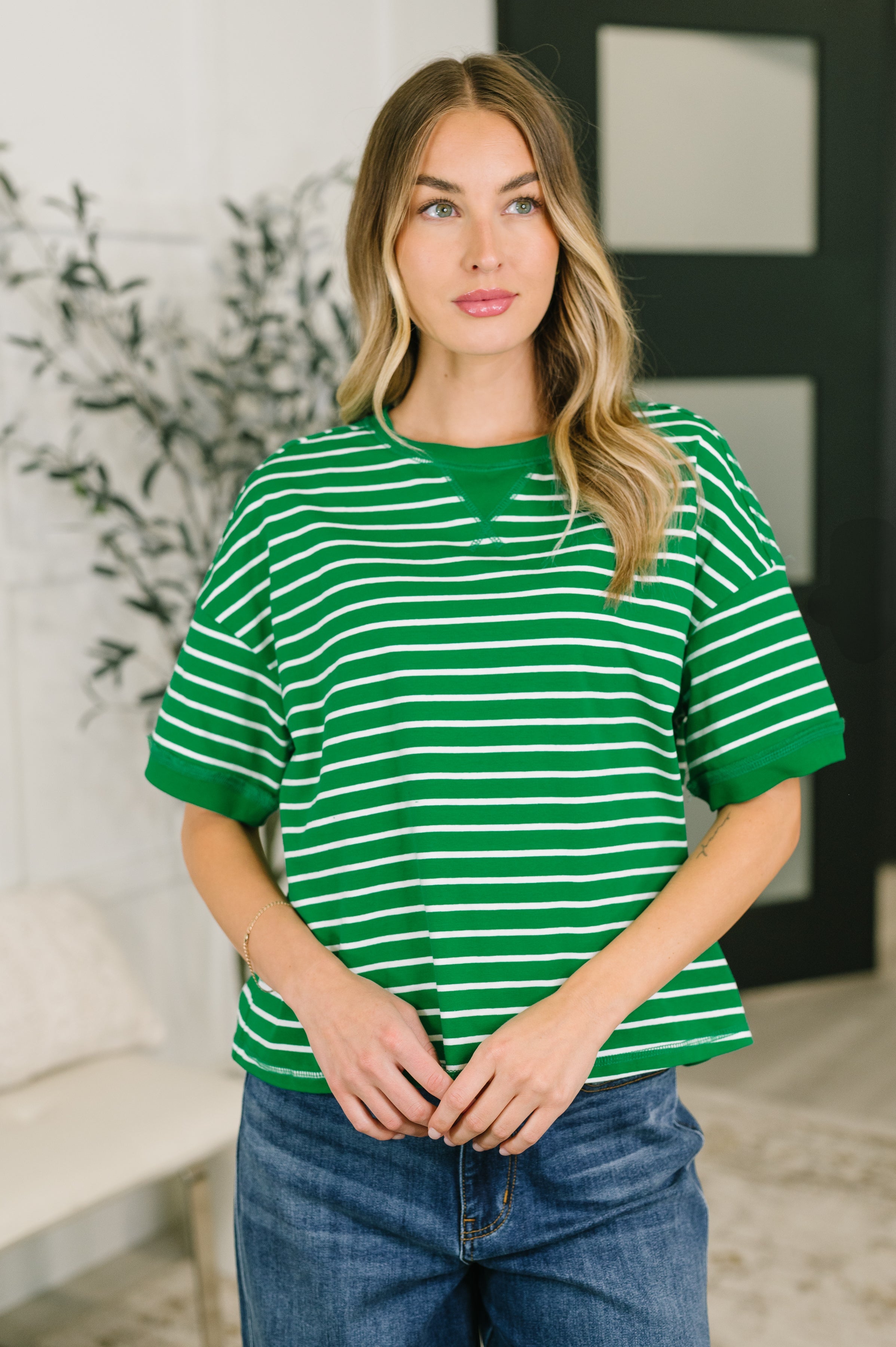 Feels So Right Drop Shoulder Casual Top - Charming Charlie