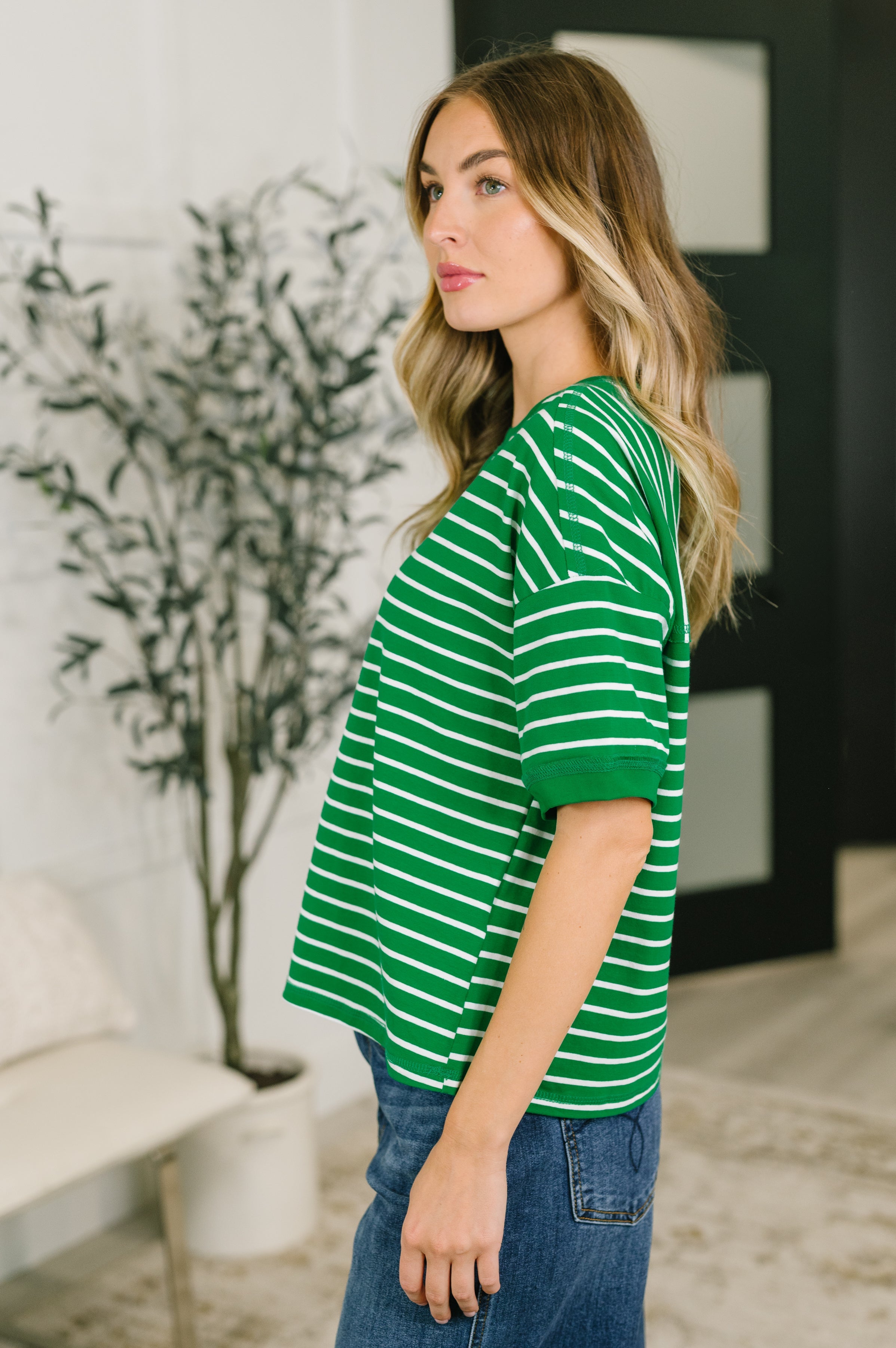 Feels So Right Drop Shoulder Casual Top - Charming Charlie