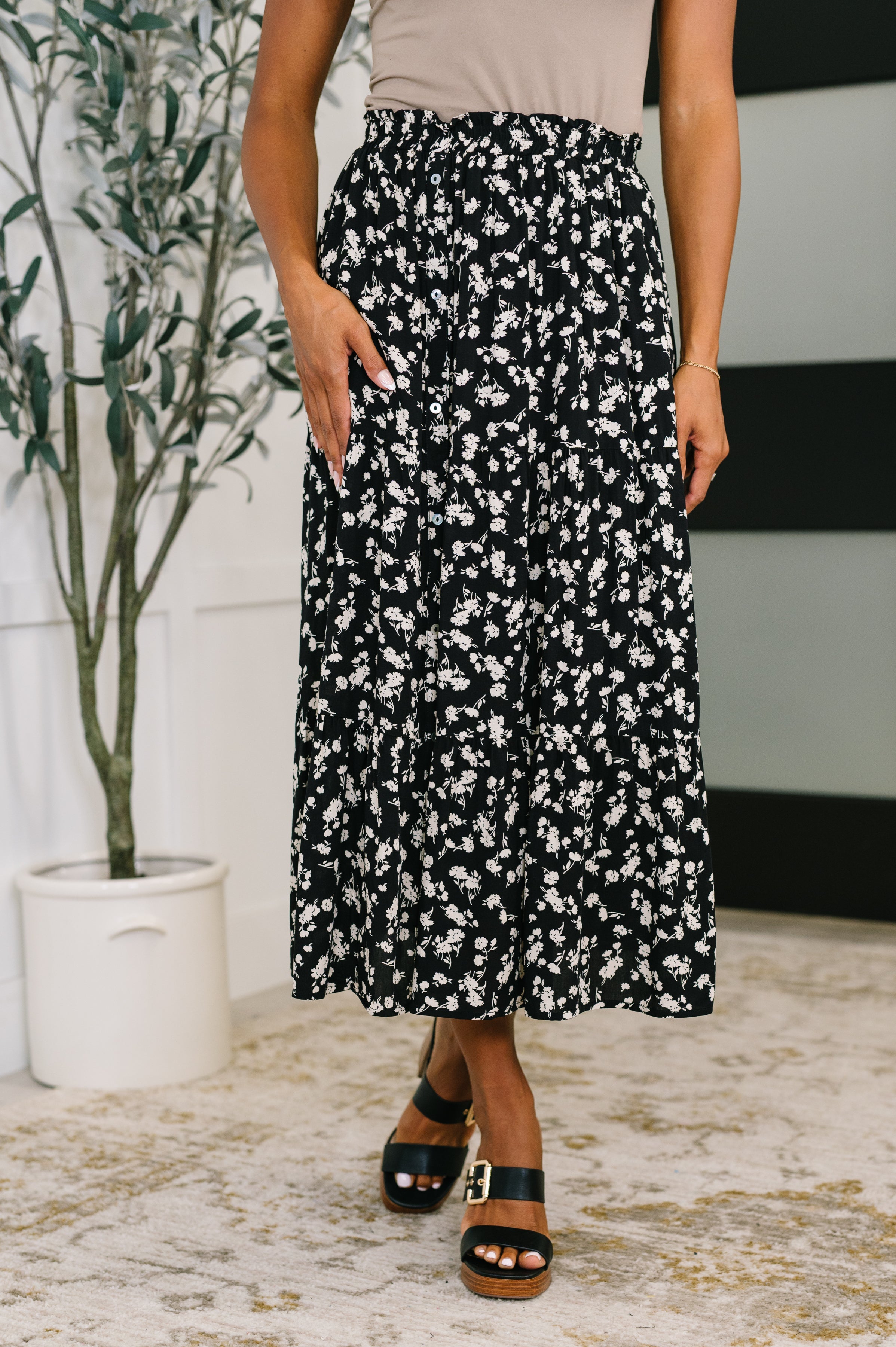Fielding Flowers Floral Skirt - Charming Charlie