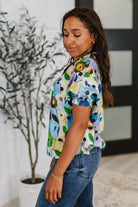 Fielding Questions Floral Top - Charming Charlie