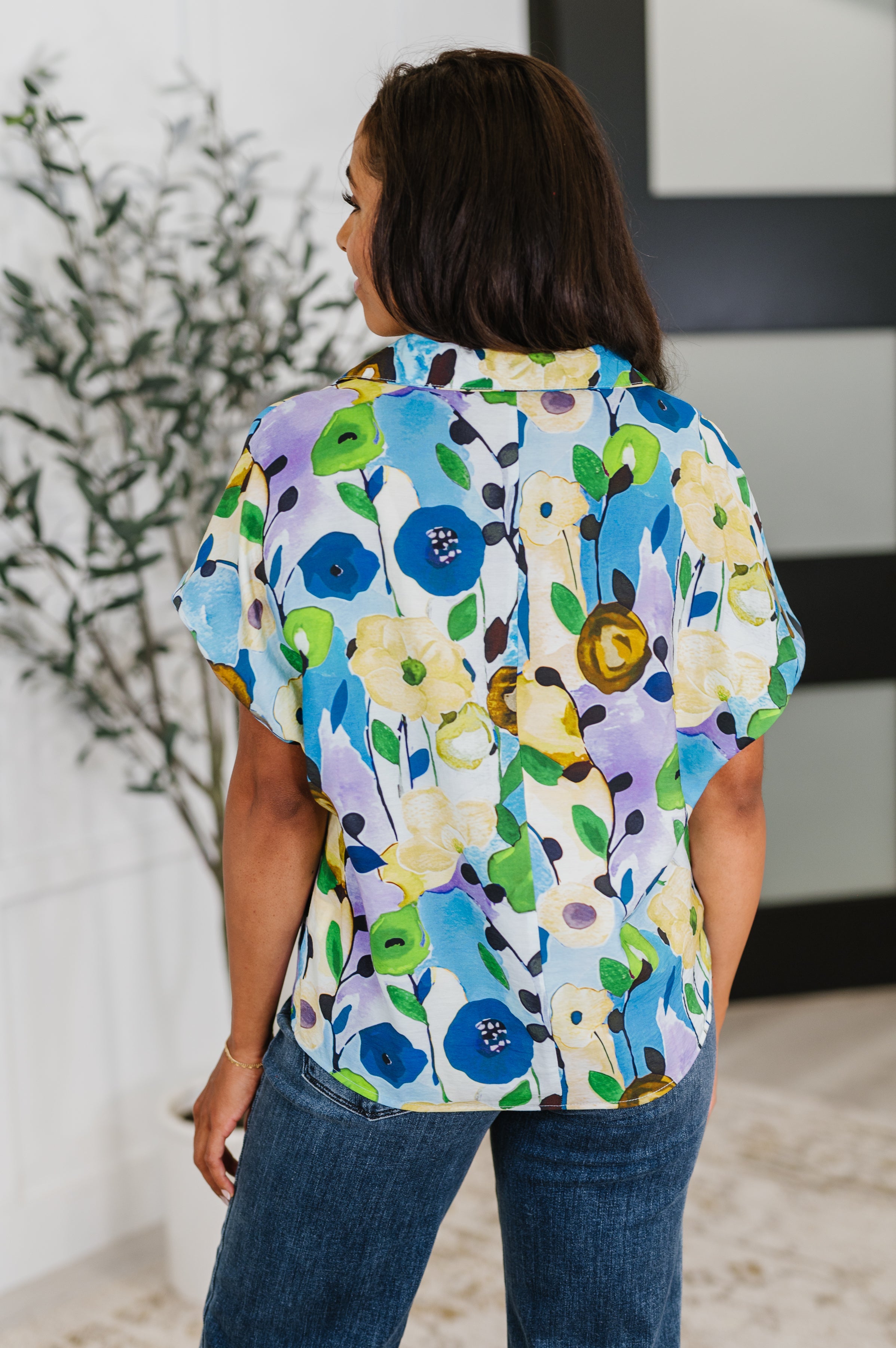 Fielding Questions Floral Top - Charming Charlie