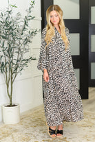 Fiercely Feminine Leopard Print Maxi Dress - Charming Charlie