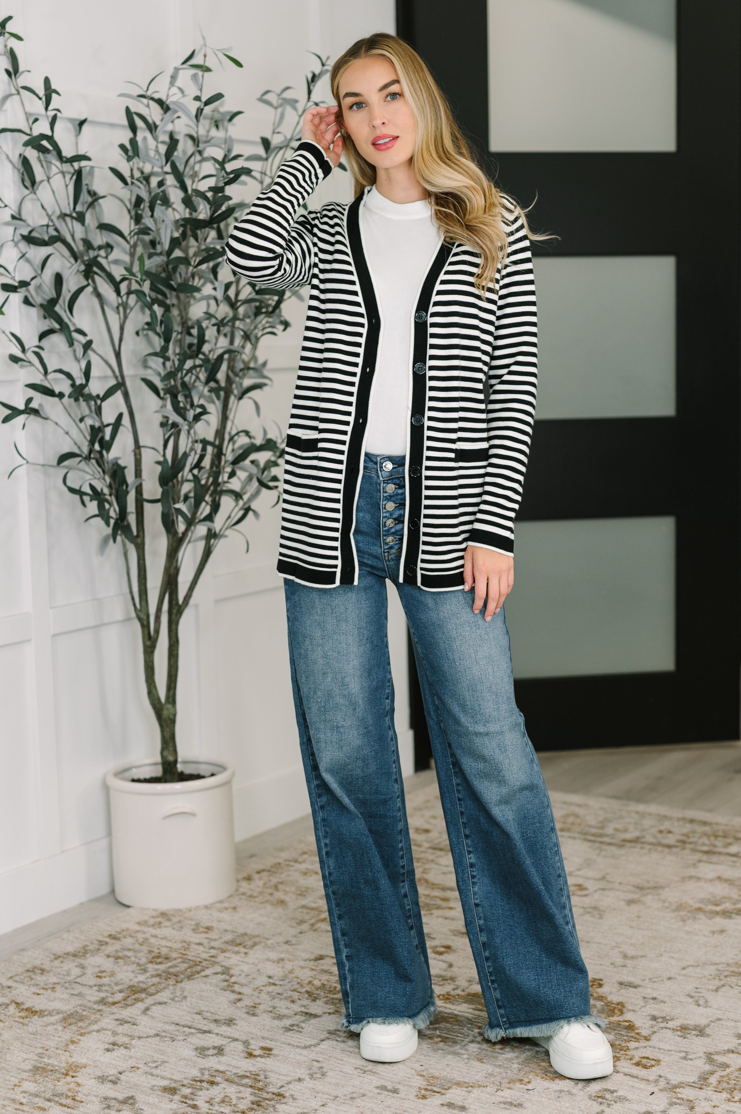 Finagle Your Way Striped Cardigan - Charming Charlie