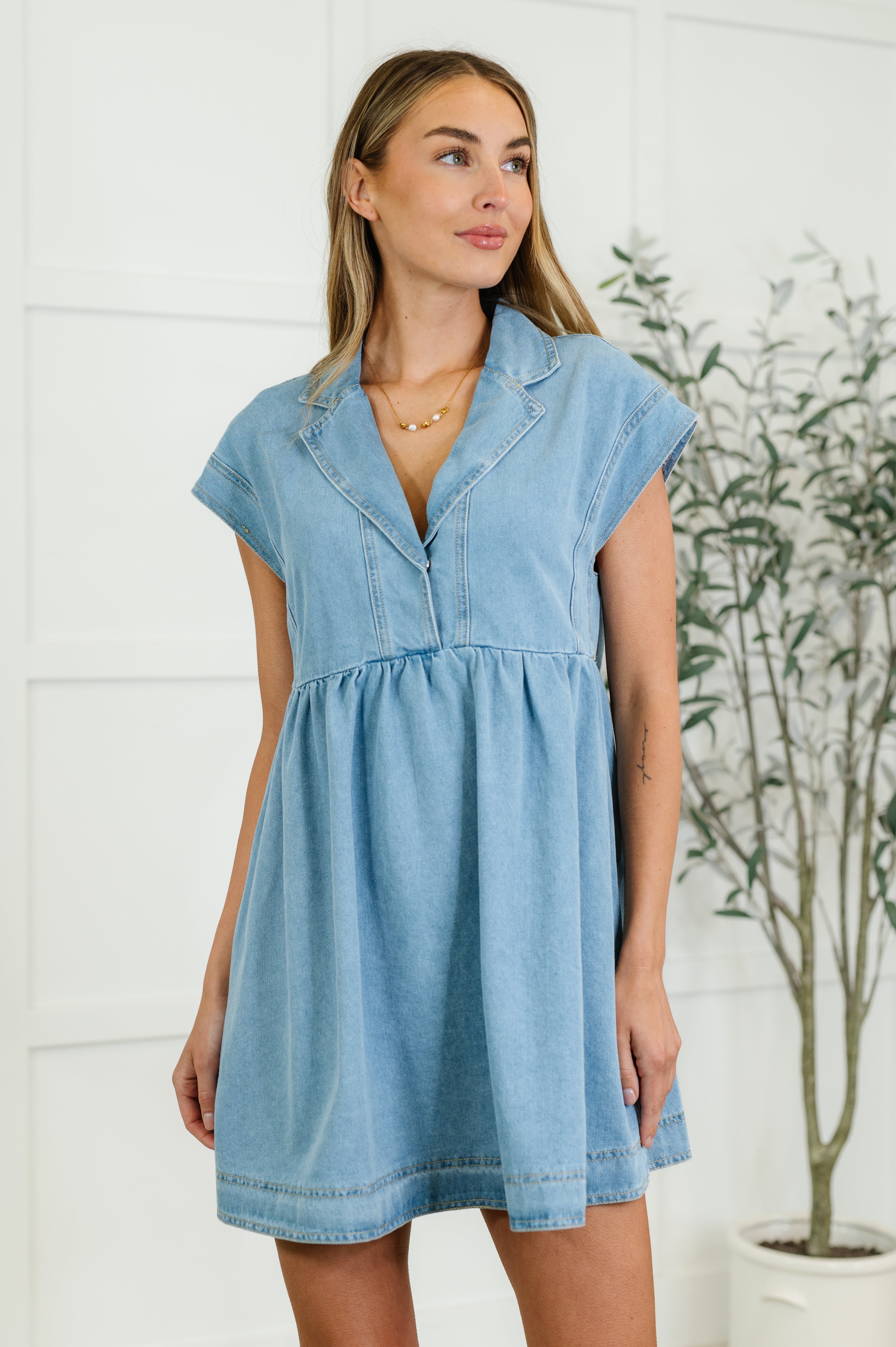 First Rodeo Denim Dress - Charming Charlie