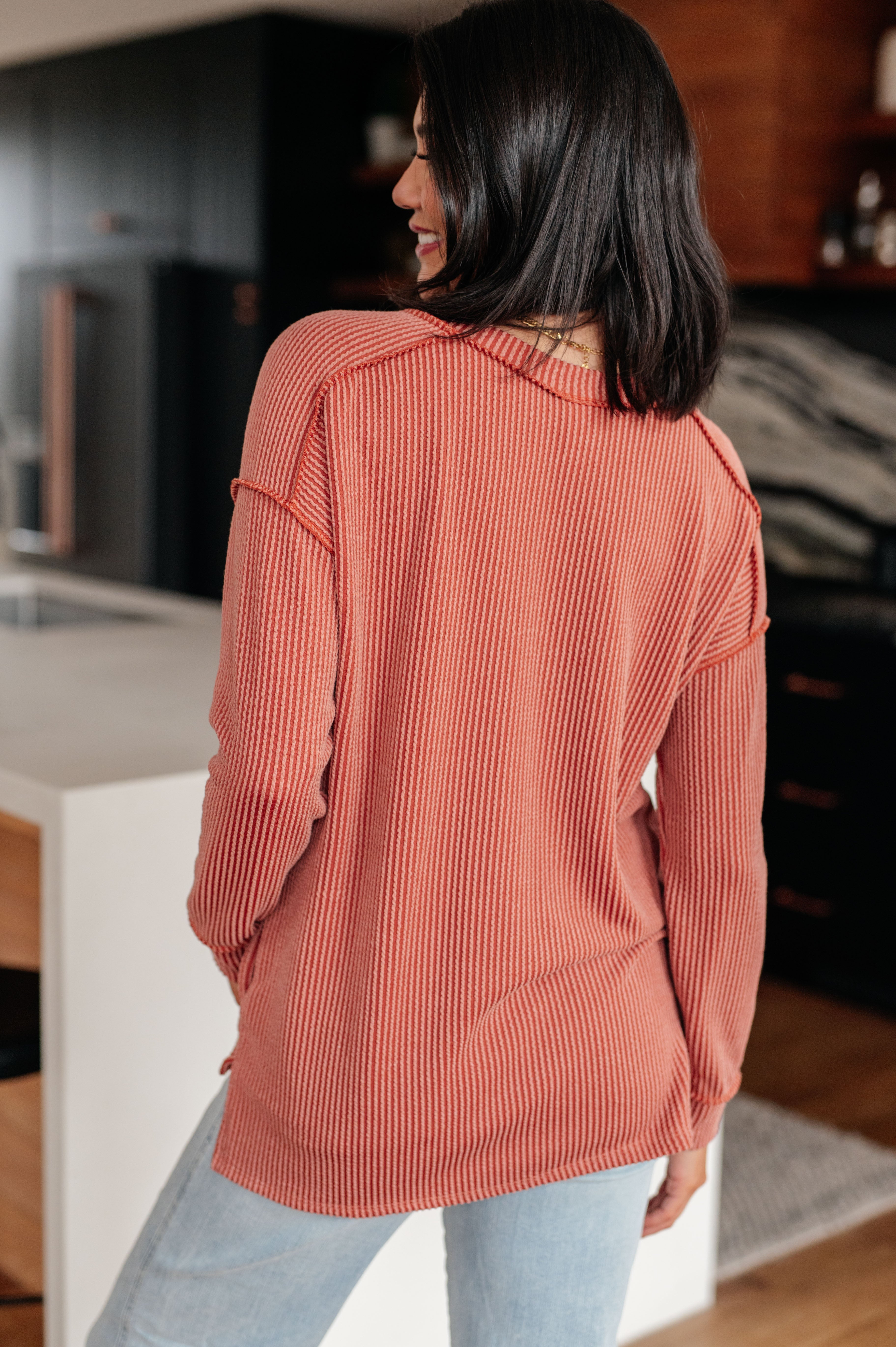 First and Foremost Rib Knit Top - Charming Charlie