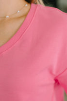Fix of all Fixes Top and Bottom Set in Pink - Charming Charlie
