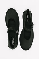 Fleta Buckle Flats in Black - Charming Charlie