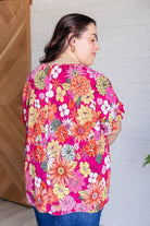 Flit About Floral Top in Pink - Charming Charlie