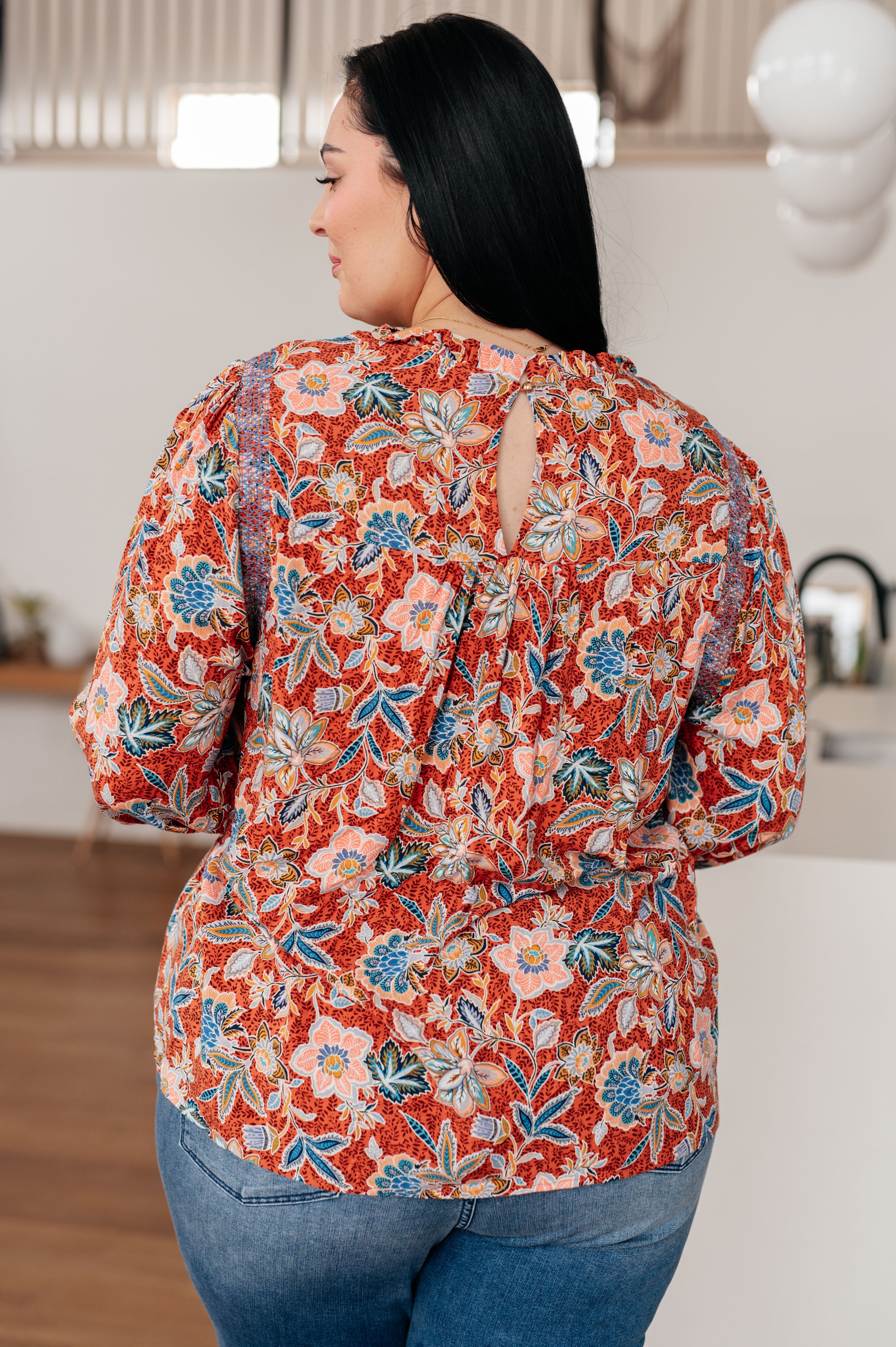 Floral Delight Blouse - Charming Charlie