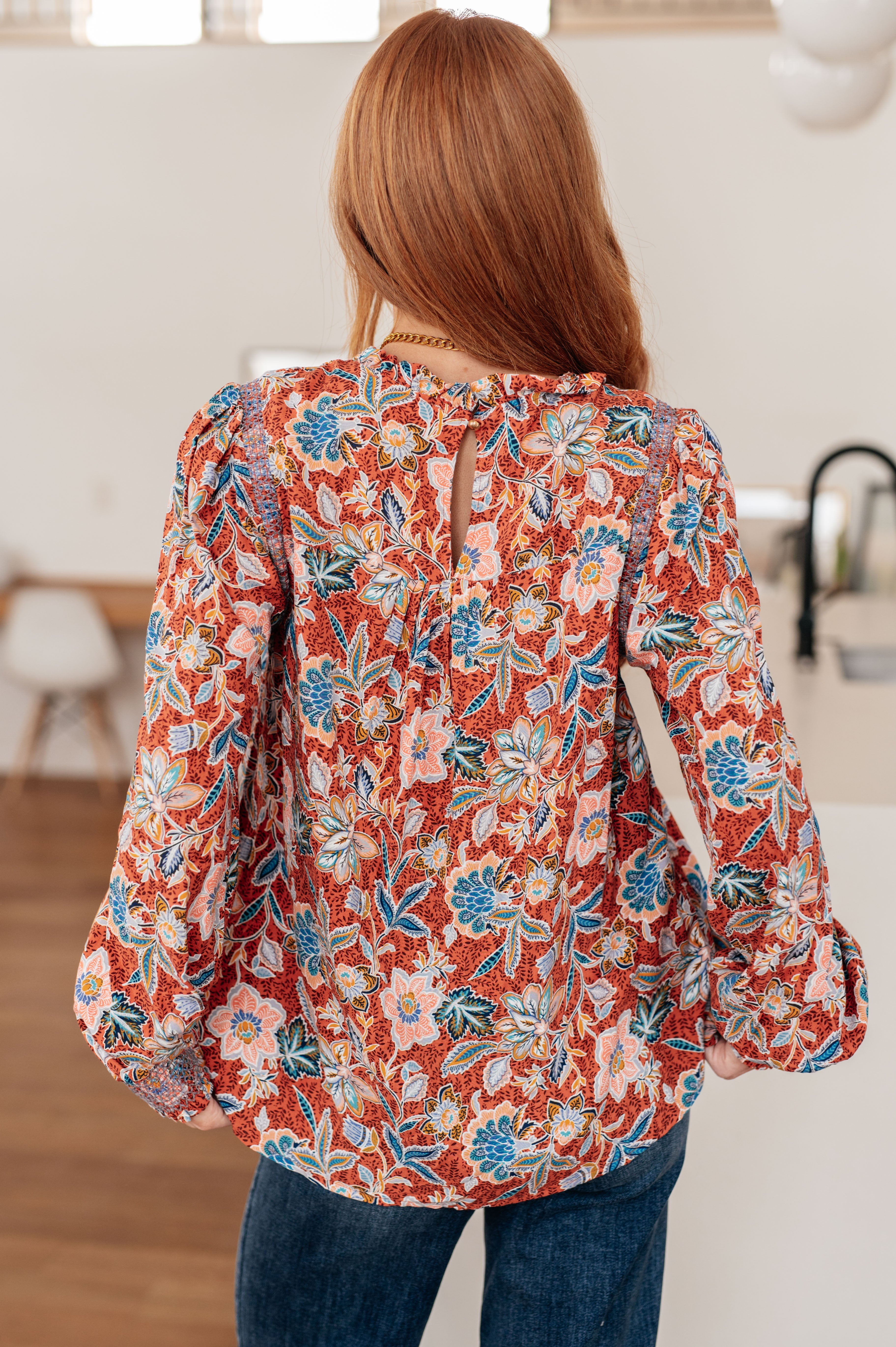 Floral Delight Blouse - Charming Charlie