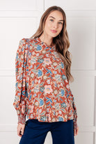 Floral Delight Blouse - Charming Charlie