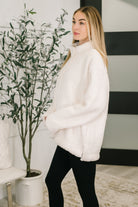 Fluffy Flurry Snap Button Pullover - Charming Charlie