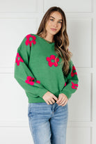 Follow Your Heart Drop Shoulder Sweater - Charming Charlie