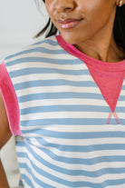 Following Through Color Block Muscle Tee - Charming Charlie